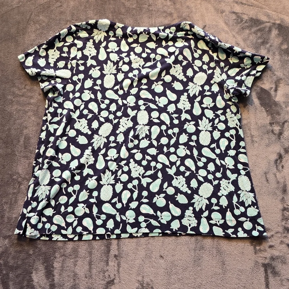 J.Jill Wearever Fruit Tee Shirt Size Medium Petite
